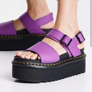 DR MARTENS || purple voss quad size 5